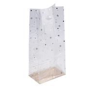 Ideen mit Herz Lot de 30 sachets à fond bloc | Impression en film doré | Emballage cadeau élégant | Sac à biscuits | Qualité alimentaire | 16 cm x 10 cm, 35,5 cm | 30 pièces (étoiles)