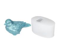 Ideen mit Herz Moule en silicone en forme d'oiseau - Figurine en plâtre et béton - Moules à couler - 8,1 cm x 4,4 cm x 4,9 cm