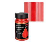 Ideen mit Herz Peinture laquée de qualité supérieure - Haute brillance - 90 ml - Idéale pour bois, polystyrène, plastique, verre, céramique (rouge)