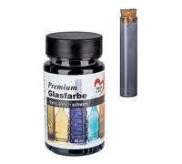 Ideen mit Herz Peinture pour verre de qualité supérieure - Transparent - Imperméable - 90 ml (noir)