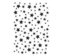 Ideen mit Herz Pochoir laser en plastique, format A4, arrière-plan, décoration murale créative, textiles, papier, scrapbooking, motif d'étoiles