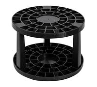 Ideen mit Herz Porte-pinceaux - Diamètre : 14,4 cm - Hauteur : 10,1 cm - 49 compartiments - Noir - Idéal pour pinceaux et stylos