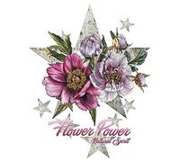 Ideen mit Herz Transferts thermocollants pour textile | DIN A4 | filigrane sans fond | série fleurs | idéal pour les t-shirts et les sacs | repasser des images rapidement et facilement (Design 28)