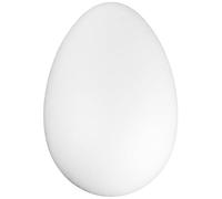 Ideen mit Herz Œuf en polystyrène - 2 pièces - Grand et divisible (16 cm de haut - Diamètre 11 cm - 1 pièce)