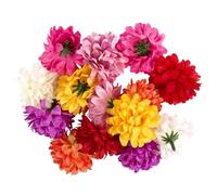 Idées avec des fleurs décoratives en forme de cœur - Fleurs artificielles - Différentes variétés - Environ Diamètre de 4-5 cm :