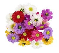 Idées avec des fleurs décoratives en forme de cœur - Fleurs artificielles - Différentes variétés - Environ Diamètre de 4-5 cm :