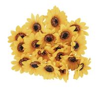 Idées avec des fleurs décoratives en forme de cœur - Fleurs artificielles - Différentes variétés - Environ Diamètre de 4-5 cm :