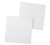 Idées avec toile coeur sur cadre MDF | 2 pièces | Châssis | Toile d’artiste | pour peindre avec des peintures acryliques ou à l'huile | 390 g/m² (40 cm x 40 cm)