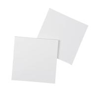 Idées avec toile coeur sur cadre MDF | 2 pièces | Châssis | Toile d’artiste | pour peindre avec des peintures acryliques ou à l'huile | 390 g/m² (30 cm x 30 cm)