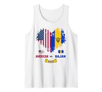 Idées bajano-américaines pour Enfants Drapeau des États-Unis de la Barbade Racines Bajan Débardeur