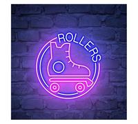 Idées cadeaux créatives pour enseignes lumineuses D'Ambiance Apaisante Lampe Enseigne Au Néon pour Patins À roulettes Lumière pour Salle De Jeux Sportive Chambre(A)
