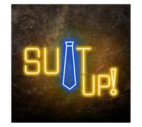 Idées cadeaux créatives pour enseignes lumineuses Enseigne lumineuse Tenue de costume à luminosité réglable 32 cm x 55(B)