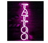 Idées cadeaux créatives pour enseignes lumineuses Pour décoration murale avec enseigne au néon pour tatouage, panneaux à intensité variable(One)