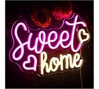 Idées cadeaux créatives pour enseignes lumineuses Pour doux pour la maison pour enseigne au néon pour lampe murale décorative esthétique à lumière LED chaude alimentée
