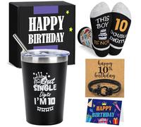 Idées cadeaux d'anniversaire pour garçon de 10 ans, paniers cadeaux d'anniversaire uniques et amusants pour 10e adolescent, 10 idées de cadeaux d'anniversaire pour garçons, fils, petit-fils, neveu,