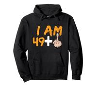 Idées Cadeaux drôles pour Le 50e Anniversaire de I Am 49 Plus Middle Finger Sweat à Capuche