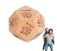 Idées de dés de soirée de Rendez-Vous - Dés de décision de soirée cinéma en Bois/résine| Cadeau de soirée Amusant, dés de Film de Rencontres pour Couples, Cadeaux d'anniversaire de Saint-Valentin