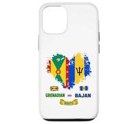Idées de drapeau de la Barbade Grenade pour enfants Racines de Bajan de Grenade Coque pour iPhone 12/12 Pro