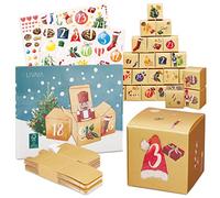 Idées de manualidades de adviento avec LIVAIA - Créez votre manualidades calendario adviento personnalisé et magique pour la famille - Avec boîtes cadeau et autocollants festifs inclus