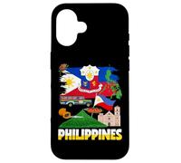 Idées de Tenues de Drapeau des Philippines pour Enfants Drapeau philippin Coque pour iPhone 16
