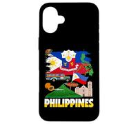 Idées de Tenues de Drapeau des Philippines pour Enfants Drapeau philippin Coque pour iPhone 16 Plus