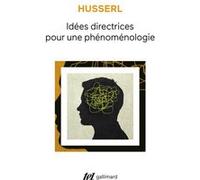Idées directrices pour une phénoménologie Edmund Husserl (Auteur), Paul Ricoeur (Traduction)