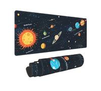 Ideeze Outer Wilds System Grand tapis de souris de jeu étendu Grand tapis de souris d'ordinateur 30 x 60 cm pour jeux, bureau, maison