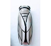 IDELLIA Cigale en CÉRAMIQUE Gris Noir Motif Moderne TRÈS Grand MODÈLE 30 CM