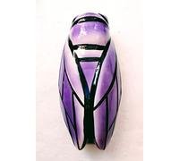 IDELLIA Cigale Lavande en CÉRAMIQUE Peinte À LA Main À ACCROCHER 20 CM