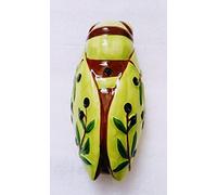 IDELLIA Cigale Olives Vertes Radar 15 CM en CERAMIQUE