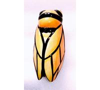 IDELLIA CIGALE RADAR PROVENCE EN CÉRAMIQUE PEINTE À LA MAIN A ACCROCHER OU À POSER 20 CM