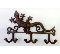 IDELLIA Porte Manteau Salamandre en Fonte AJOURÉE