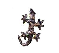 Idellia Salamandre Decoration A Poser en Tissu ET Sable