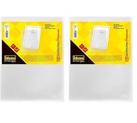 Idena 10006 - Pochettes transparentes DIN A4, cristal, indélébiles, épaisseur 0,12 mm, extra-fortes, 10 pièces (Lot de 2)