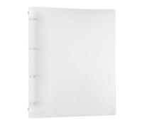 Idena 10041 - Classeur à anneaux A4, 4 anneaux, en PP/plastique, transparent, 1 pièce
