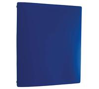 Idena 10043 Classeur à 4 anneaux A4 en polypropylène/plastique Bleu translucide
