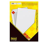 Idena 10247 - Enveloppe d'expédition DIN B4, 120 g/m², autocollante, avec dos en carton, sans fenêtre blanc, 5 pièces