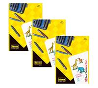 Idena 10382 - Carton à dessin, DIN A3, 10 feuilles, 190 g/m², 3 pièces