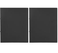 Idena 10429 - Classeur à anneaux format A4, 2 anneaux de 16 mm de diamètre, largeur de dos 20 mm, gris, 1 pièce (Lot de 2)