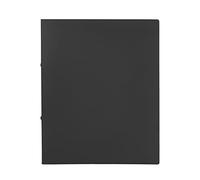 Idena 10429 - Classeur à anneaux format A4, 2 anneaux de 16 mm de diamètre, largeur de dos 20 mm, gris, 1 pièce