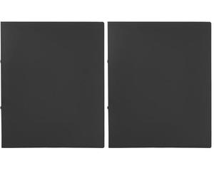 Idena 10429 - Classeur à anneaux format A4, 2 anneaux de 16 mm de diamètre, largeur de dos 20 mm, gris, 1 pièce (Lot de 2)