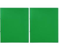 Idena 10434 - Classeur à anneaux format A4, 2 anneaux de 16 mm de diamètre, largeur de dos 20 mm, vert, 1 pièce (Lot de 2)