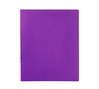 Idena Classeur à anneaux 10438 – DIN A4, 2 anneaux Ø16 mm, dos 20 mm, violet, 1 pièce