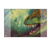 Idena 10452 - sous-Main avec Deux Poches - Motif Dinosaures - Dimensions : Environ 58,5 x 38,5 cm - Accessoire Pratique pour Les Enfants, Les Adolescents et Le Bureau