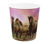 Idena 10489 - Corbeille à papier Motif wildpferd, 9 L
