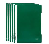 Idena 11347 - Dossier rapide DIN A4, en PP, épaisseur 250 µ, vert, 5 pièces