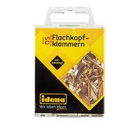 Idena 12078 - Attaches parisiennes, 50 pièces, laiton