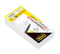Idena 12282 - Blocs de serveur, 10 pièces de 50 feuilles chacune, bloc-notes au format 7 x 15 cm, papier 70 g/m² vierge et collé en haut