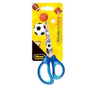 Idena 14028 - Ciseaux souples avec motif de balles, bleu, 1 pièce
