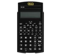 Idena 20137 - Calculatrice scolaire SR 200, écran 10 chiffres, fonctionne sur piles, calculatrice scientifique de poche